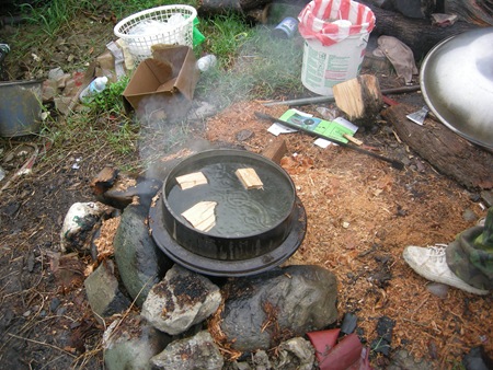 檜木燒水